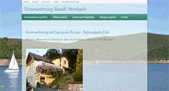 Desktop Screenshot of ferienwohnung-bieselt.de