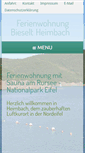Mobile Screenshot of ferienwohnung-bieselt.de